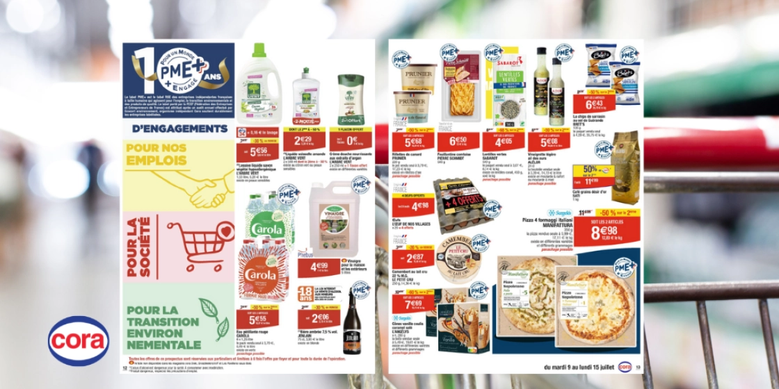 10 ans du Label PME+ : Cora confirme son soutien avec un dispositif omnicanal