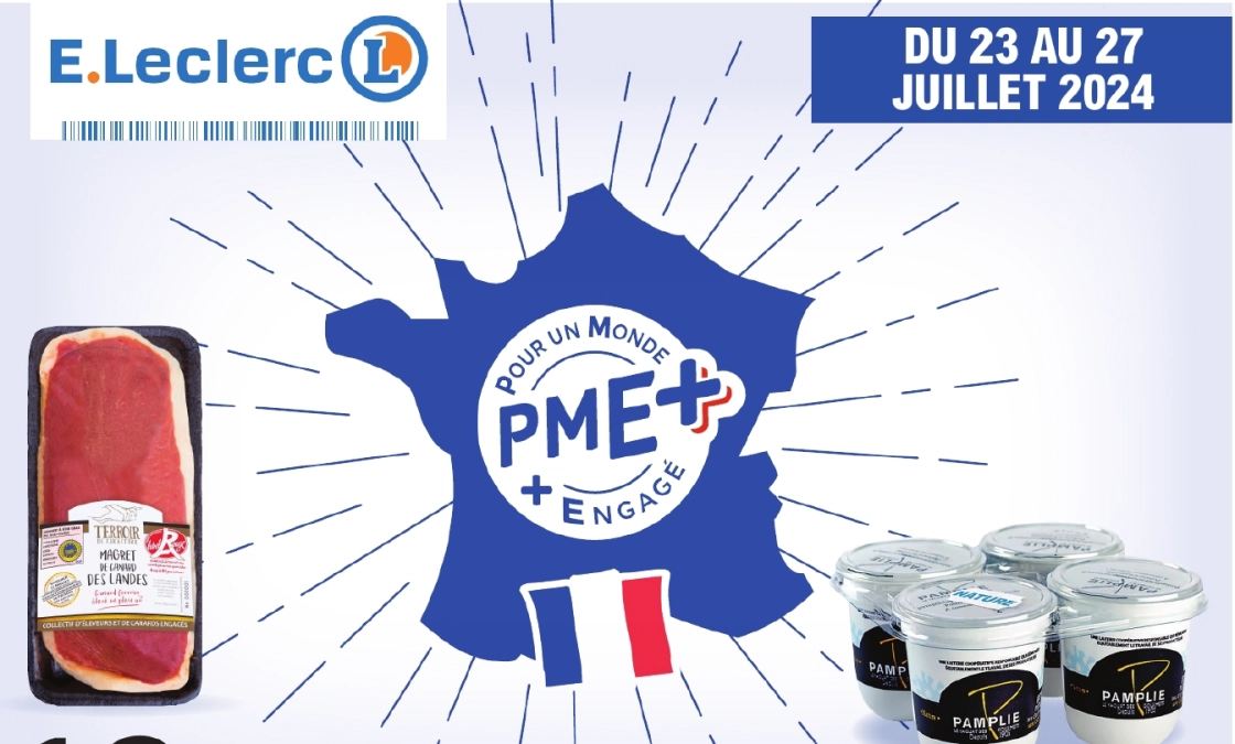 E.Leclerc soutient le label PME+ durant l'été