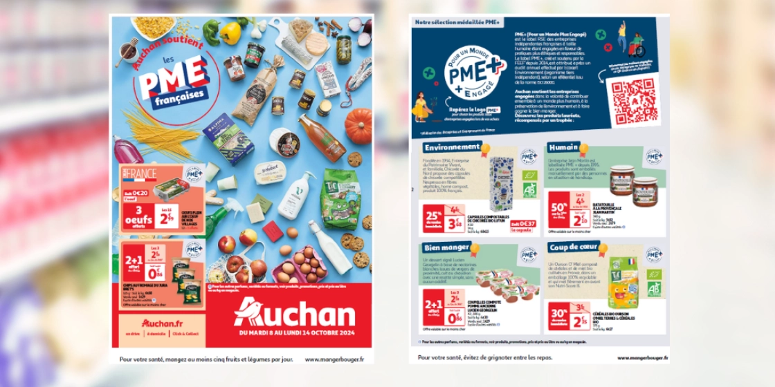 Auchan soutient les PME françaises et le label PME+