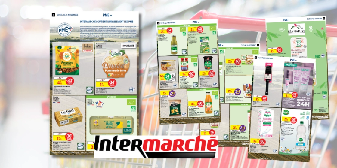 Intermarché soutient le label PME+ au national dans ses magasins