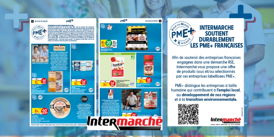 La quinzaine PME+ chez Intermarché pour soutenir les entreprises françaises à taille humaine